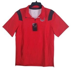 Nike Indianapolis Colts Coach Shirt Mens S Red 1/4 Zip Performance NWT $70